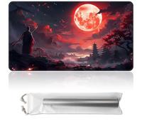 Tapis de jeu pour MTG Magic Taille 61 x 35,6 cm, surface en caoutchouc lisse de qualité supérieure, tapis de souris compatible avec MTG RPG CCG, cartes à collectionner, Secrets de la lune de sang