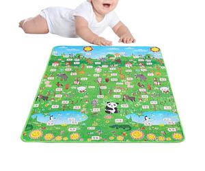 Tapis De Jeu Pour - Tapis D'éducation Non Glissant | Tapiis Interactif Des Deux Côtés | Jouez À Un Taps Pour La Maternelle De La Maternelle À Pique-nique En ctivité Sensorielle De La C