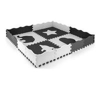 Tapis de jeu puzzle Milly Mally Jolly 2x2 - Gris Noir G