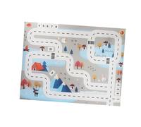 Tapis de Jeu Puzzle pour Bébé, Motif Circulation, Design Assemblé