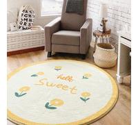 Tapis De Jeu Rond Confortable Pour Bébé, Antidérapant, Accessoires De Photographie Pour Nouveau-Né, Décoration De Chambre D'enfants, Couverture Rampante À Fleurs