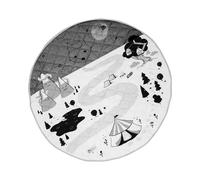 Tapis De Jeu Rond Pour Nouveau Né, Couverture Rampante Douce Pour Bébé, Pour Chambre D'enfants, Décor De Crèche