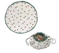 Tapis de jeu & sac à jouets-snail vert & couleur naturelle TU