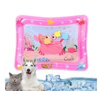 Tapis De Jeu Sensoriel À Eau Pour Chats, Tapis De Jeu Sensoriel À Eau Avec Poisson Pour Jouer Aux Animaux De Compagnie, Tapis De Jeu À Capteur D'eau Pour Chats D'été 50x70cm