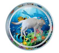 Tapis de jeu sensoriel à l'eau pour chat, tapis de jeu d'eau pour chat | Coussin sensoriel d'eau pour animaux de compagnie - Tapis de jeu d'eau sensoriel avec poissons - Tapis de jeu avec se