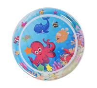 Tapis de jeu sensoriel aquatique, tapis de jeu aquatique pour chat,Tapis de jeu gonflable dessin animé amusant | Tapis de jeu d'eau pour, tapis d'eau interactif pour chat, tapis épais pour jeux d'été