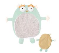 Tapis de jeu sensoriel pour bébé - 30 x 30 cm, coussin de sucette, jeu tactile éducatif et couinant pour tout-petits, jouet de découverte texturé doux et froissé | Couverture d'activité de voyage calm