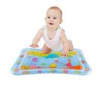 Tapis de jeu sensoriel pour - Coussin d'eau gonflable, centre d'activités, motif de tortue de poisson flottant | Coussin de sol pliable pour voyage, Coordination œil-main pour nourrissons, cro