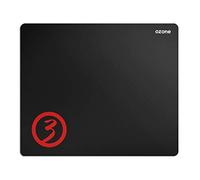 Tapis de Jeu, Surface Ergonomique en Tissu Doux, Base en Caoutchouc, Antidérapant, Noir