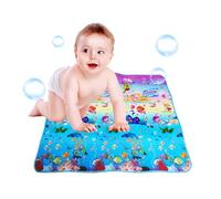 Tapis de jeu - Tapis de sol doux pour bébés - de jeu rampant pour sol, grand tapis éducatif de 71x79 pouces, pliable, antidérapant, rembourré, Super doux