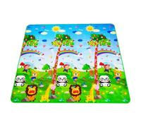 Tapis de Jeu | Tapis Scolaire Lavable pour Activités - D'Éveil Double Face Intérieur Extérieur Pour Crèche Maternelle