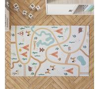 Tapis De Jeu Vinyle Recyclable Super Western Multicolore 100X150