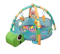 Tapis de Jeux pour Bébé, Tapis d'éveil pour Enfants, Modèle Tortue, Dimensions: 85x56cm Pour développer le sens du bébé, il n'y a rien de mieux qu'un tapis de jeu attrayant. Ce tapis éducatif est parf