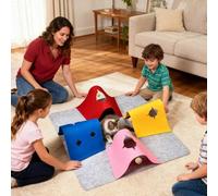 Tapis de Jouet pour Chat - Polyester synthétique 12,5 Pouces, Tapis Tunnel pour 4 en 1, composant d'interaction féline, équipement d'entretien zoologique Professionnel | d'activité d'enri