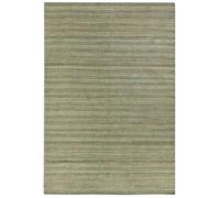 Tapis de Jute Olivia Hamid 100% Fibre de Jute Naturelle et Laine Blanc Moquette Douce Tissé à la Main ( Vert 200 x 290 cm)