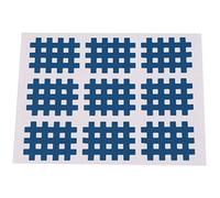 Tapis de kinésiologie de 10pcs, ruban sportif élastique Les bandes de kinésiologie des supports en spirale protègent le muscle pour le support articulaire musculaire (1 pièce 9 poteaux)