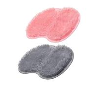 Tapis de lavage des pieds - Brosse nettoyante pour les pieds de douche Nettoie, exfolie et masse les pieds sans se pencher pour améliorer l'apparence et la santé globale des pieds(couleurs aléatoires)
