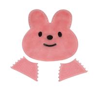 Tapis de lavage des pieds en silicone, antidérapant, soulage la fatigue, élimine les peaux mortes, nettoyeur de pieds, pad de massage pour la douche, rose