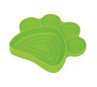 Tapis de léchage en TPE Nobby Pet Paw Vert 21x19 cm