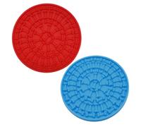 Tapis de léchage interactif pour chats, ralentit l'alimentation, compatible avec les animaux de compagnie, durable et facile à nettoyer, en