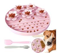 Tapis de léchage pour chien, Tapis de léchage pour chien | Coussin Slow Food pour chien Licky avec ventouse - Jouet d'entraînement réutilisable avec caisse à lécher, tapis de nourriture