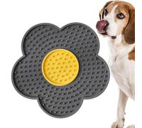 Tapis de léchage pour chien - Treat Pad, Piet Feeder | à manger lent sans glissement, amusant en silicone interactif pour animaux de compagnie pour calmer les chiots et les chiens pendant le bain