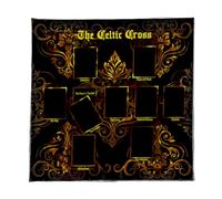 Tapis de lecture portable lavable en velours mystique pour méditations rituelles et spirituelles, tapis de tarots portables