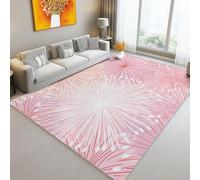 Tapis de l'enfant Exquis Rêveur Feux d'artifice Tapis rectangulaire, 60 x 90 cm Moquette de Chambre à Poils Ras, Rose Écologique Paillasson Intérieur - pour Chambre à Coucher de Salon