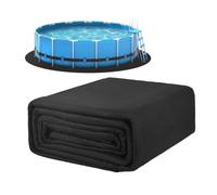 Tapis de Liner de Piscine Rond Coussin de Protection Robuste sans | Tapis Piscine Hors Sol Pour extérieur, terrasse, béton, sol dur, , natation, toboggan, enfant, animal