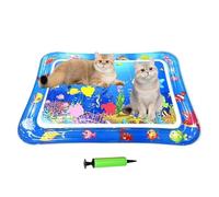 Tapis De Lit D'eau Pour Chat Plateau Étanche Antidérapant Poissons