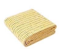 Tapis de lit en bambou rafraîchissant, matelas d'été pliable, housse de lit mahjong respirante, coussin AC lisse pour la maison, la chambre à coucher, l'école, le canapé-lit (70 x 180 cm)