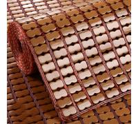 Tapis de lit rafraîchissant en bambou - Tapis de couchage d'été pliable motif mahjong carbonisé - Tapis de climatisation lisse pour canapé, lit, sol et chaise - Parfait pour les nuits chaudes