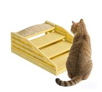 Tapis de litière - 2 couches résistant aux éclaboussures - Grand tapis d'escalier pour chat, , pour animal domestique, maison, appartement, salon, chambre à coucher, salle de bain, balcon, cage