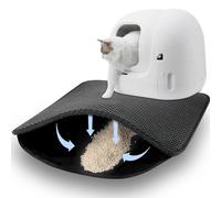 Tapis de Litière Chat 46x60cm Double Couche Nid d’Abeille Imperméable, Facile à Nettoyer