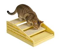 Tapis de Litière Grille antidérapante anti-éclaboussures | pour Litière de Chat, Marchepied pour Chaton pour Enrichissement du Félin, Utilisation à Domicile, Appartement, Salon,