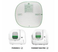 Tapis de litière - PET KIT - Puramax 2 et Purobot Max Pro - Résistant aux rayures - Imperméable - Non collant
