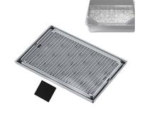 Tapis de litière pour chat à double couche, tapis de litière pour chat à double couche, trappeur lavable extra large, conception spacieuse, nettoyage sans effort, 42x28.5x2cm, pour toutes les races, i