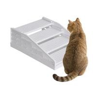 Tapis de litière pour chat antidérapant et anti-éclaboussures Grille | Escalier Amovible Chat pour Animaux de Compagnie Intérieur Maison Appartement Salon Chambre Salle de Bain Balcon Cage Voyage