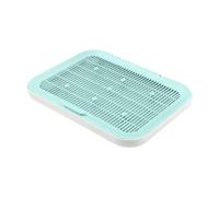 Tapis de Litière pour Chat Collecteur pour Bac Imperméable et Lavable avec Conception à Double Couche Capturant Les Grains Adapté pour L'Hygiène de La, Vert