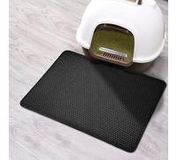 Tapis de litière pour chat en nid d'abeille réutilisable pour un confort et une propreté optimale