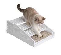 Tapis de litière pour chat | Grille antidérapante et anti-éclaboussures, marches amovibles pour animaux de compagnie, pour enrichir les animaux de compagnie, jouer, maison, appartement, salon, chambre