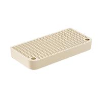 Tapis de litière pour chat, pédale de rampe pour animaux domestiques, piège à litière, fonction filtrante, boîte de toilette pour animaux, rampe étanche, accessoire lapin, 32,6 x 16,3 x 4,9 cm, pour