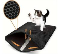 Tapis de litière pour chats, tapis de litière pour chats, Design nid d'abeille, tapis de litière pour chats, Sand Trapper - CATMAT