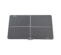 Tapis de litière pour sol - Antidérapant et imperméable - Grand tapis de récupération pour zone de nourriture | Piège doux pour coin appartement salon cuisine | Fourniture pliable pour chat