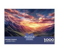 Tapis de Lumière Toundra Puzzle pour Enfants DébutAnts, Natural Paysage Carton RésistAnt, Développement Cognitif, Loisir Infantile, Cadeau Simple & Beau 38x26cm/1000pcs