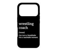 Tapis de Lutte Coach Définition Grappling Champion Wrestler Coque pour iPhone 17 Pro
