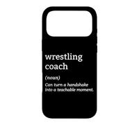 Tapis de Lutte Coach Définition Grappling Champion Wrestler Coque pour iPhone 17 Pro Max