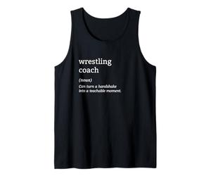 Tapis de Lutte Coach Définition Grappling Champion Wrestler Débardeur