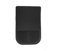 Tapis de machine à café en silicone 60 x 40 cm avec bords surélevés envers antidérapant - Tapis de séchage pour machines à expresso - Protection contre les gouttes pour comptoirs de cuisine (noir)