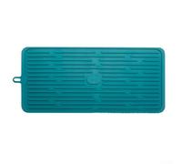 Tapis de machine à café en silicone - Résistant à la chaleur jusqu'à 90 °C - Antidérapant et adapté à un usage alimentaire - 47 x 20 cm - Pour machines à expresso, presse-agrumes et petits appareils